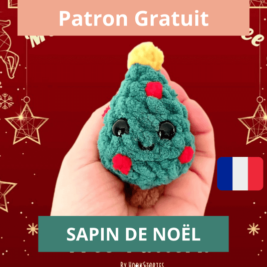 Sapin de Noël - Patron gratuit amigurumi fil chenille