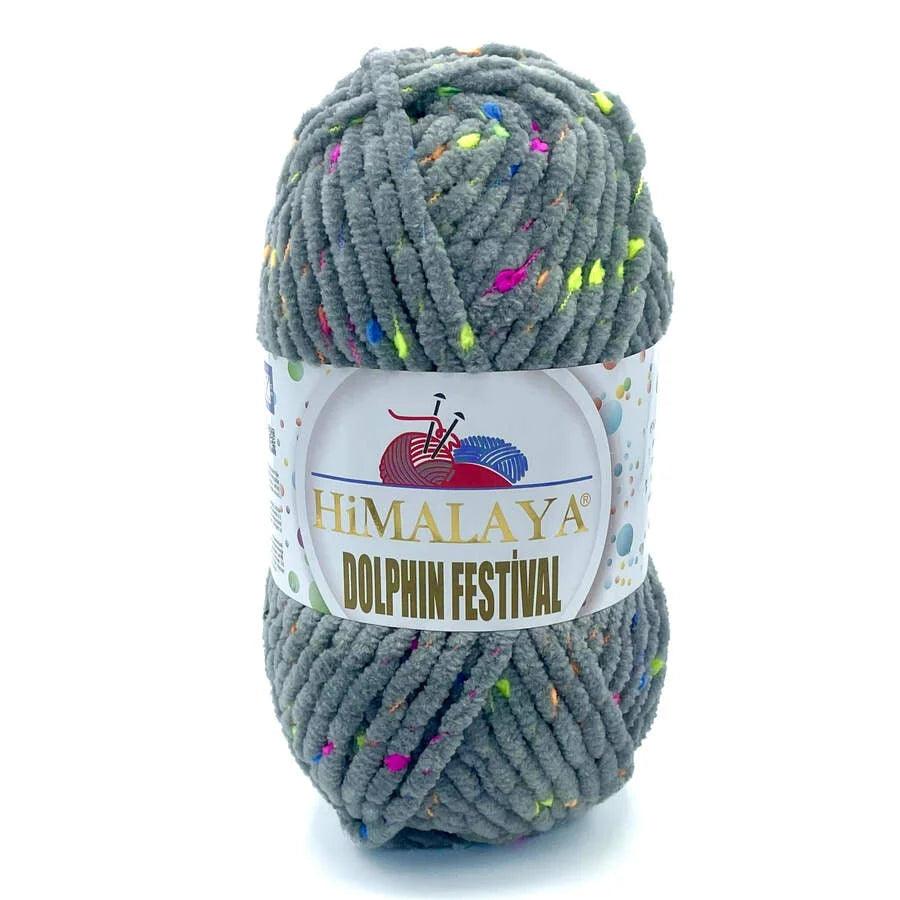 Fil chenille : Dolphin Festival - Himalaya LilyWools - Amigurumis et Crochets