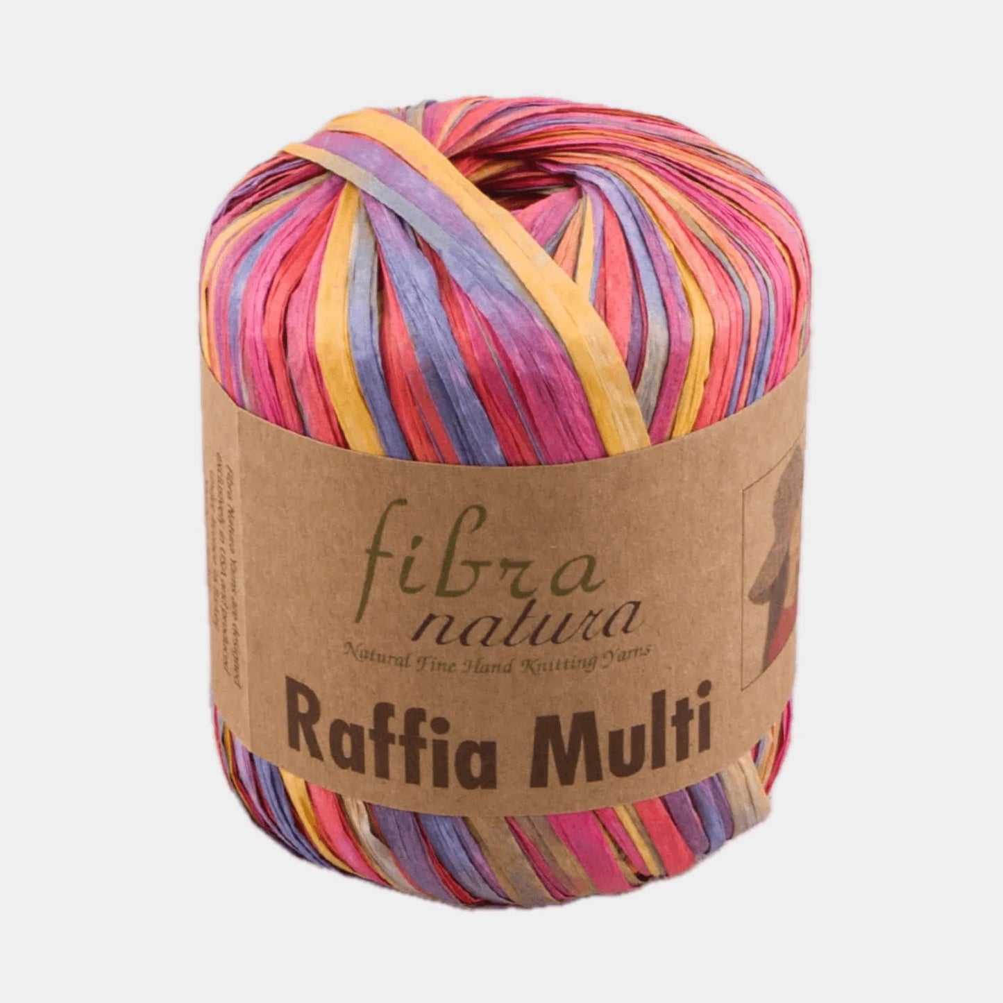 Fil raphia : Raffia Multi - Fibra Natura LilyWools - Amigurumis et Crochets