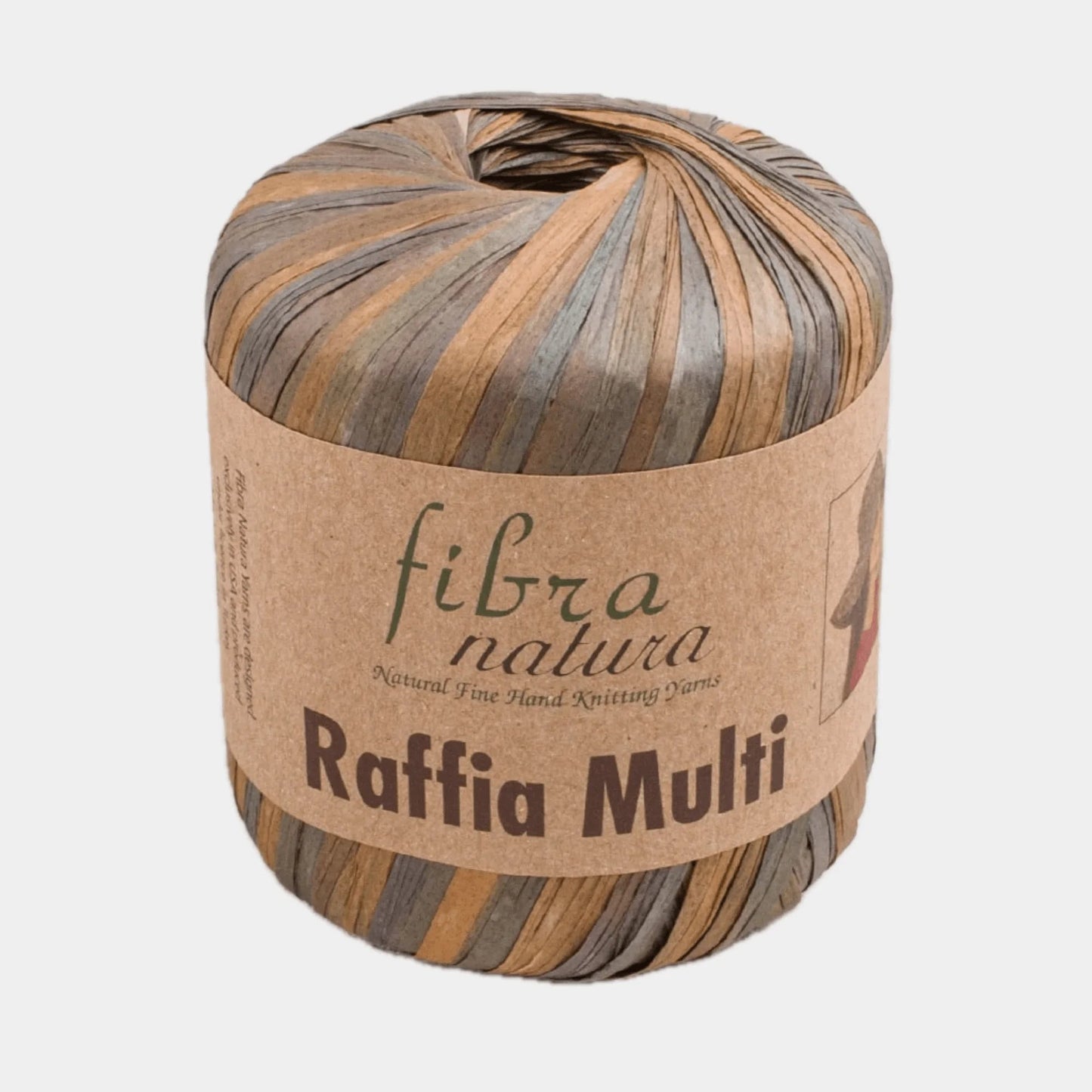 Fil raphia : Raffia Multi - Fibra Natura LilyWools - Amigurumis et Crochets