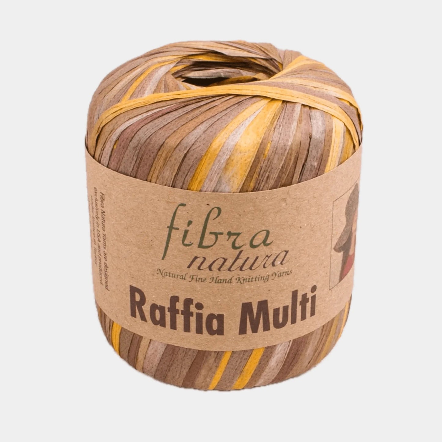 Fil raphia : Raffia Multi - Fibra Natura LilyWools - Amigurumis et Crochets