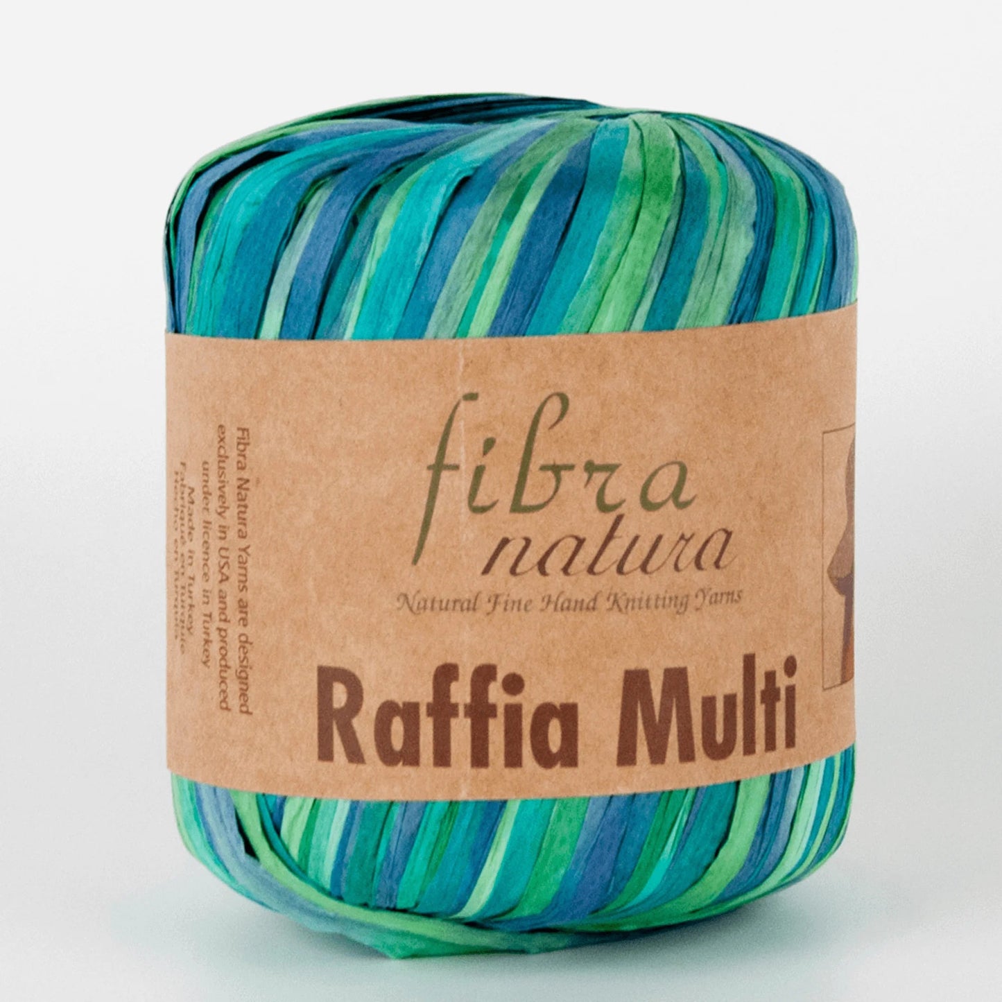 Fil raphia : Raffia Multi - Fibra Natura LilyWools - Amigurumis et Crochets