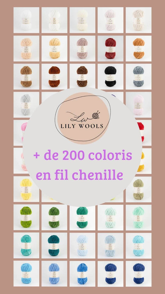 Le plus grand choix de fils chenille pour amigurumi