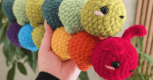 Patron gratuit chenille en fil chenille - Amigurumi Crochet 
