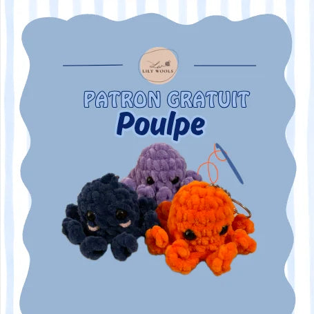 Patron gratuit poulpe au crochet débutant