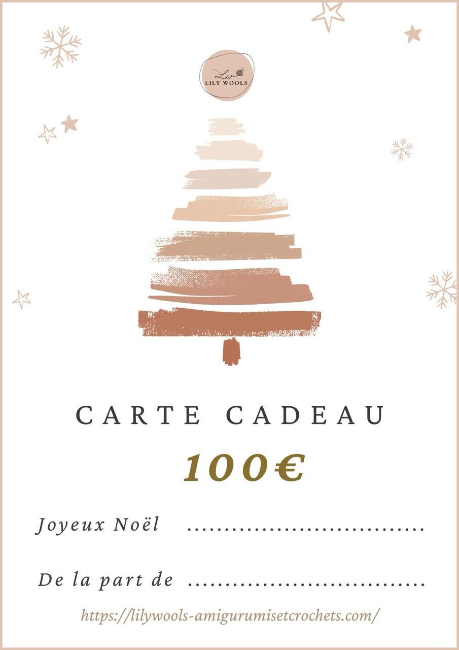 100€ - Carte Cadeaux - LilyWools - Amigurumis et crochet LilyWools - Amigurumis et Crochets