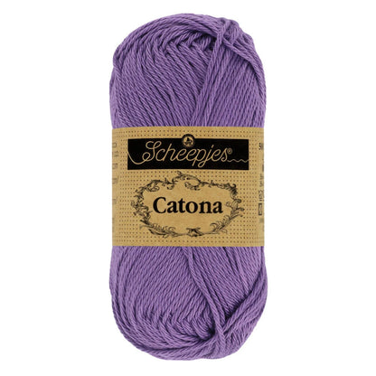 Fil coton Catona Scheepjes 113 delphinium 50g idéal amigurumi crochet