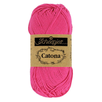 Fil coton Catona Scheepjes 114 rose shocking 50g idéal amigurumi crochet