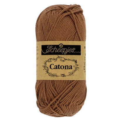 Fil coton Catona Scheepjes 157 racinnette 50g idéal amigurumi crochet