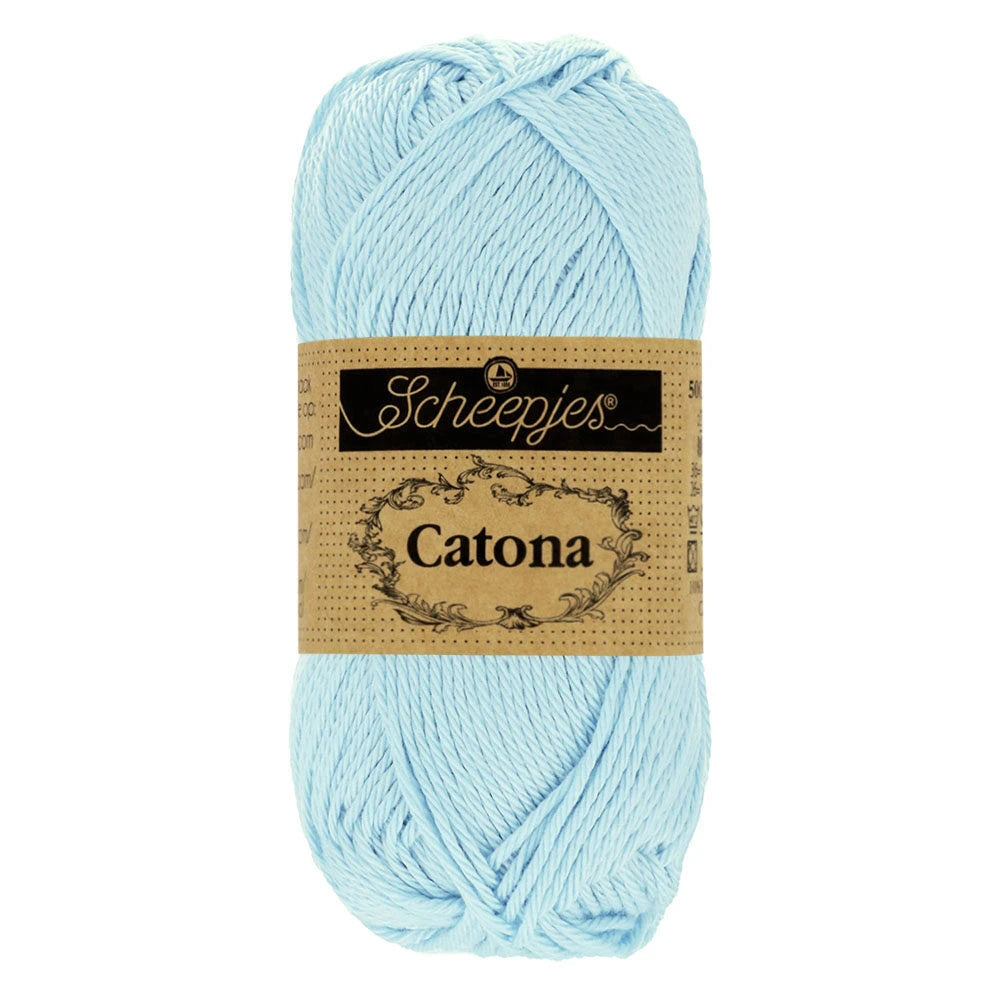 Fil coton Catona Scheepjes 173 bluebell 50g idéal amigurumi crochet