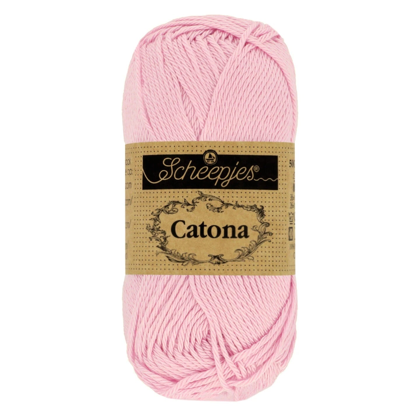 Fil coton Catona Scheepjes 246 rose glacée 50g idéal amigurumi crochet