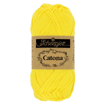 Fil coton Catona Scheepjes 280 citrons 50g idéal amigurumi crochet