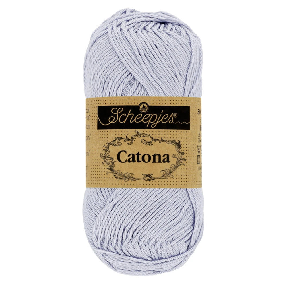Fil coton Catona Scheepjes 399 brume lilas 50g idéal amigurumi crochet