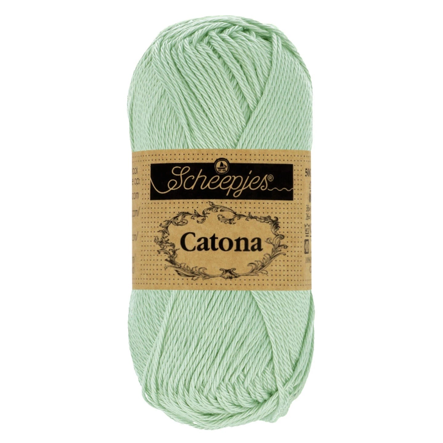 Fil coton Catona Scheepjes 402 silver green 50g idéal amigurumi crochet