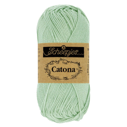 Fil coton Catona Scheepjes 402 silver green 50g idéal amigurumi crochet
