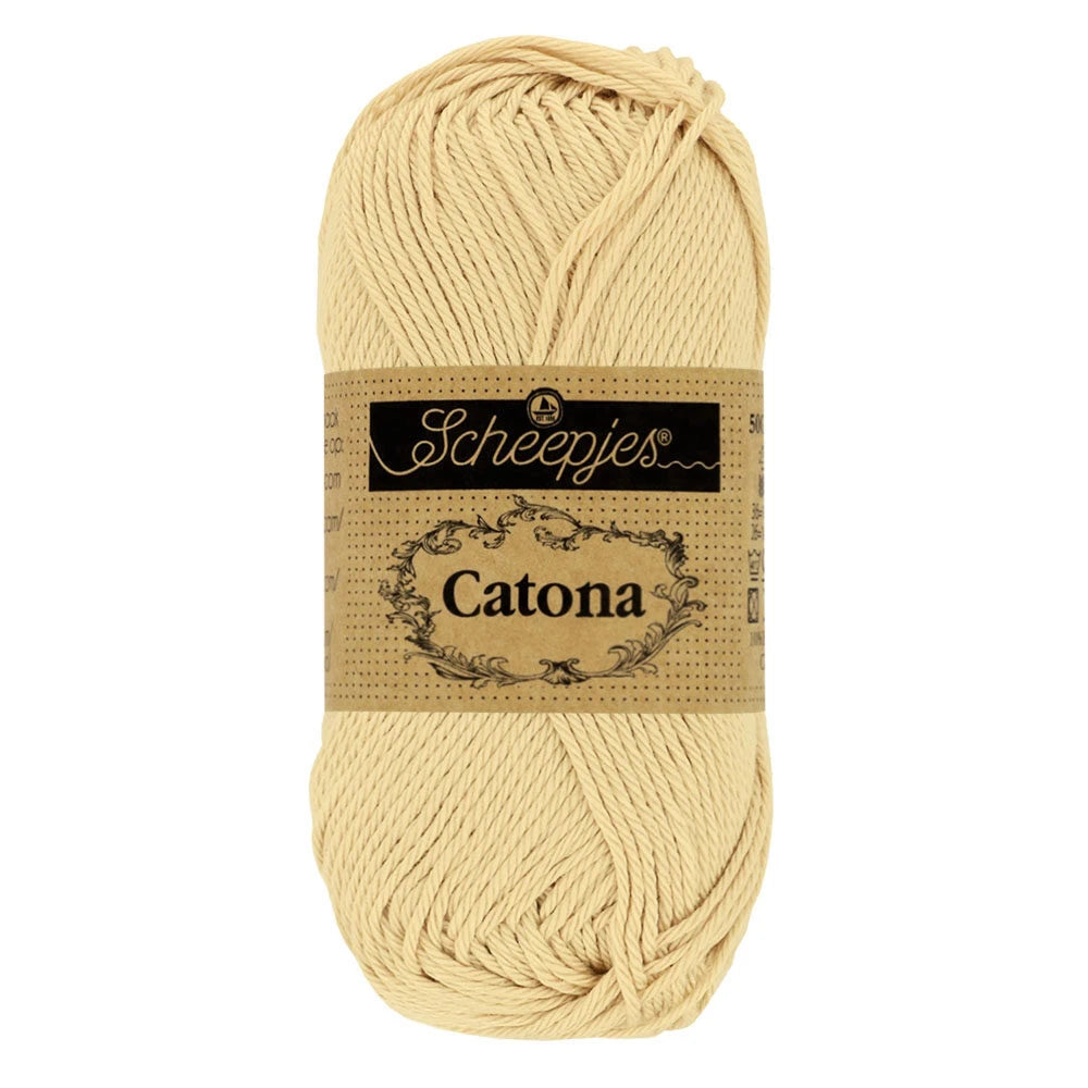 Fil coton Catona Scheepjes 404 thé anglais 50g idéal amigurumi crochet