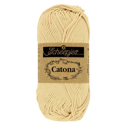 Fil coton Catona Scheepjes 404 thé anglais 50g idéal amigurumi crochet