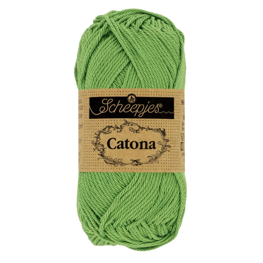 Fil coton Catona Scheepjes 412 vert forêt 50g idéal amigurumi crochet