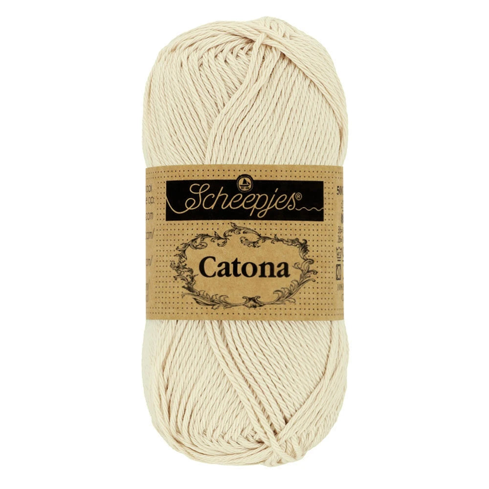 Fil coton Catona Scheepjes 505 lin 50g idéal amigurumi crochet