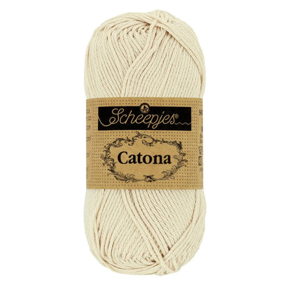 Fil coton Catona Scheepjes 505 lin 50g idéal amigurumi crochet