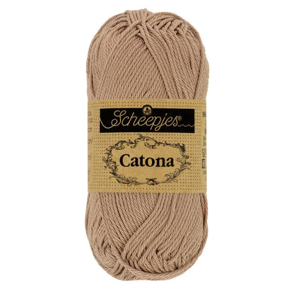 Fil coton Catona Scheepjes 506 caramel 50g idéal amigurumi crochet