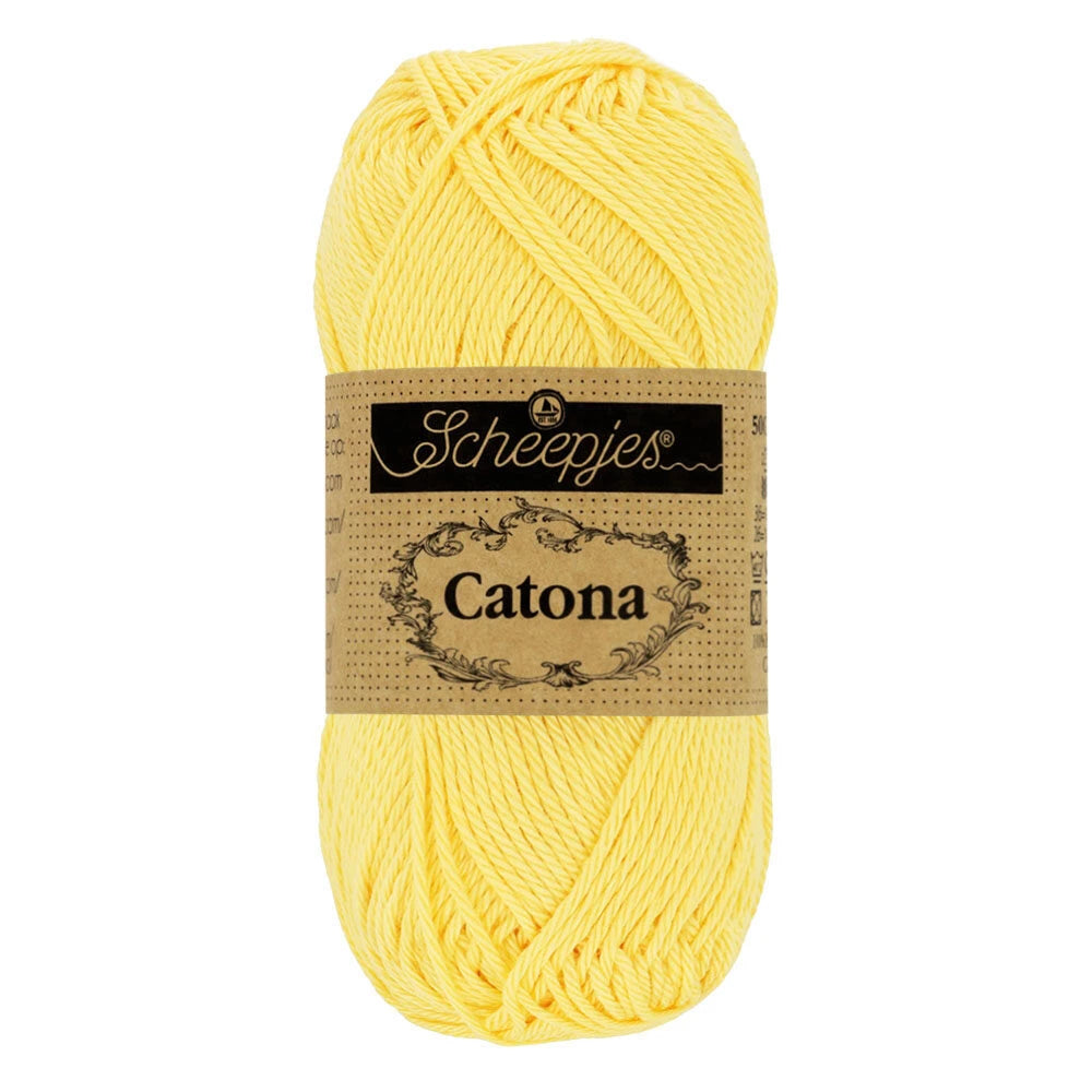 Fil coton Catona Scheepjes 522 primevère 50g idéal amigurumi crochet