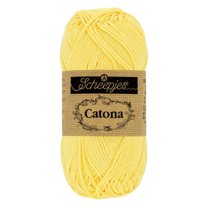 Fil coton Catona Scheepjes 522 primevère 50g idéal amigurumi crochet