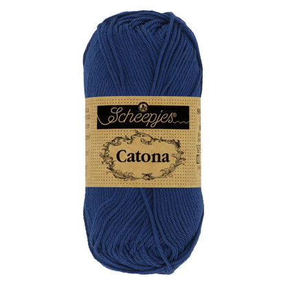 Fil coton Catona Scheepjes 527 minuit 50g idéal amigurumi crochet