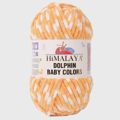Fil chenille : Dolphin Baby Colors - Himalaya LilyWools - Amigurumis et Crochets