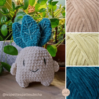 Fil chenille : Dolphin Baby - Himalaya LilyWools - Amigurumis et Crochets