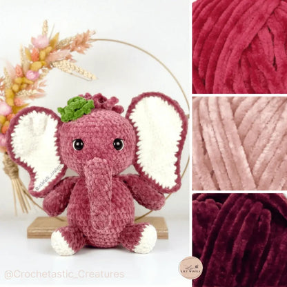 Fil chenille : Velvet - Himalaya LilyWools - Amigurumis et Crochets