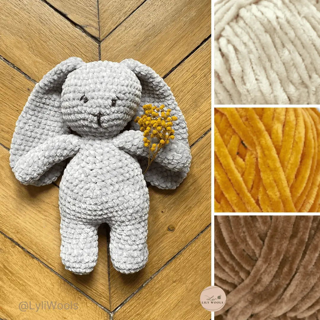 Fil chenille : Velvet - Himalaya LilyWools - Amigurumis et Crochets