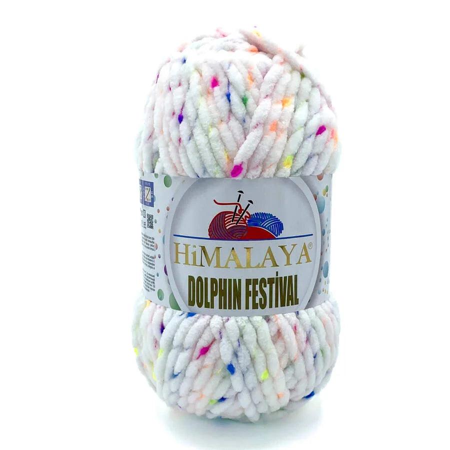 Fil chenille : Dolphin Festival - Himalaya LilyWools - Amigurumis et Crochets