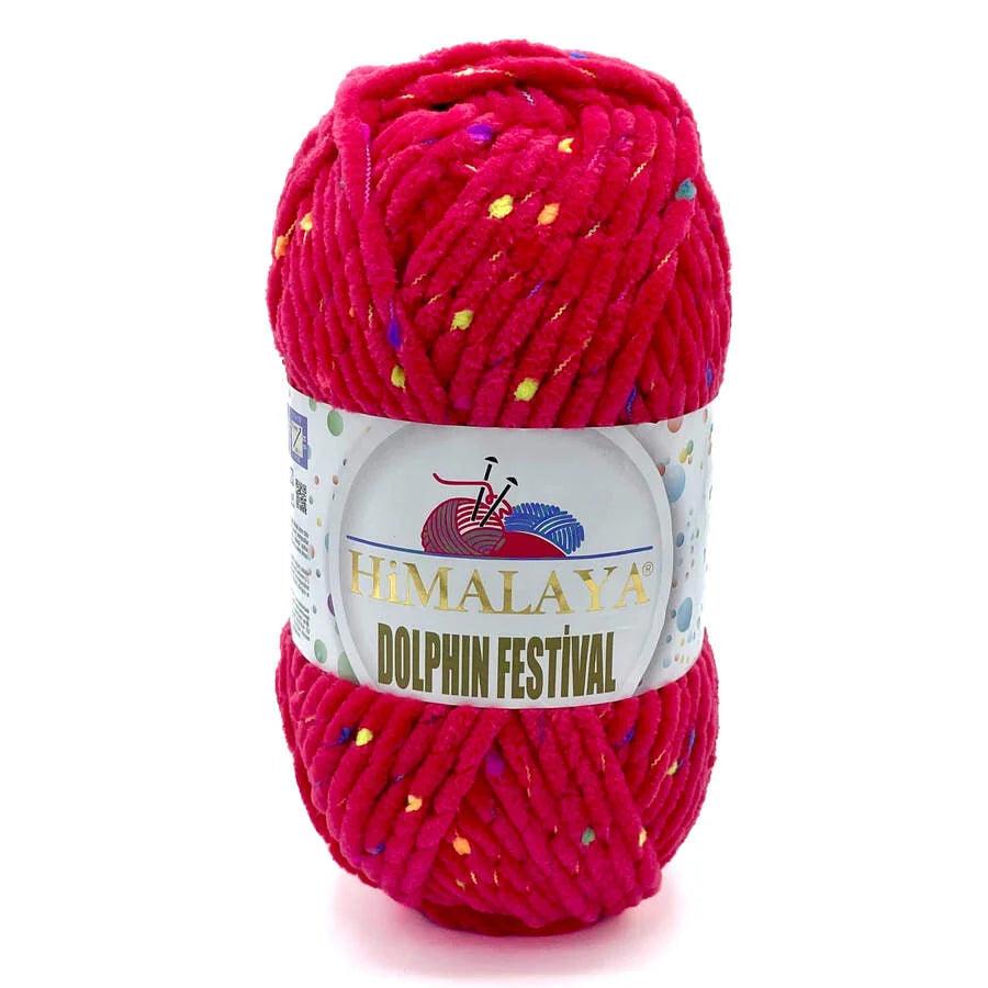 Fil chenille : Dolphin Festival - Himalaya LilyWools - Amigurumis et Crochets