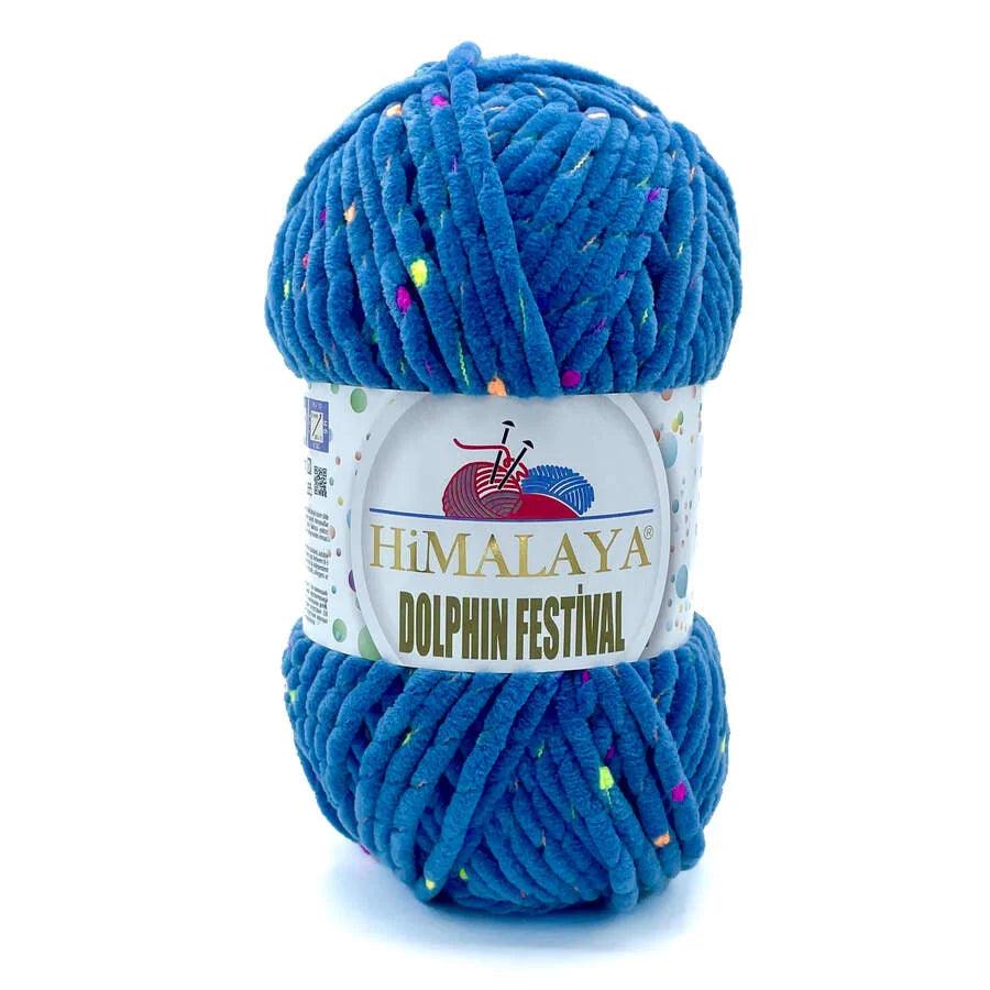 Fil chenille : Dolphin Festival - Himalaya LilyWools - Amigurumis et Crochets
