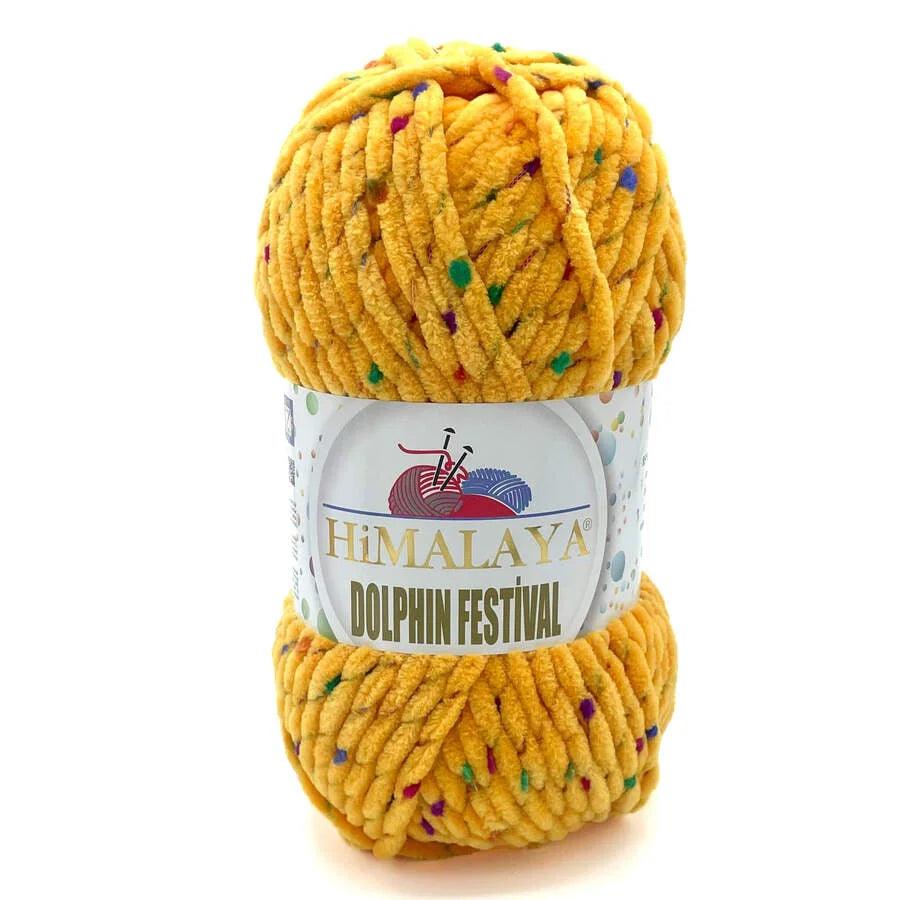 Fil chenille : Dolphin Festival - Himalaya LilyWools - Amigurumis et Crochets