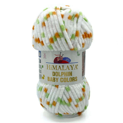 Fil chenille : Dolphin Baby Colors - Himalaya LilyWools - Amigurumis et Crochets