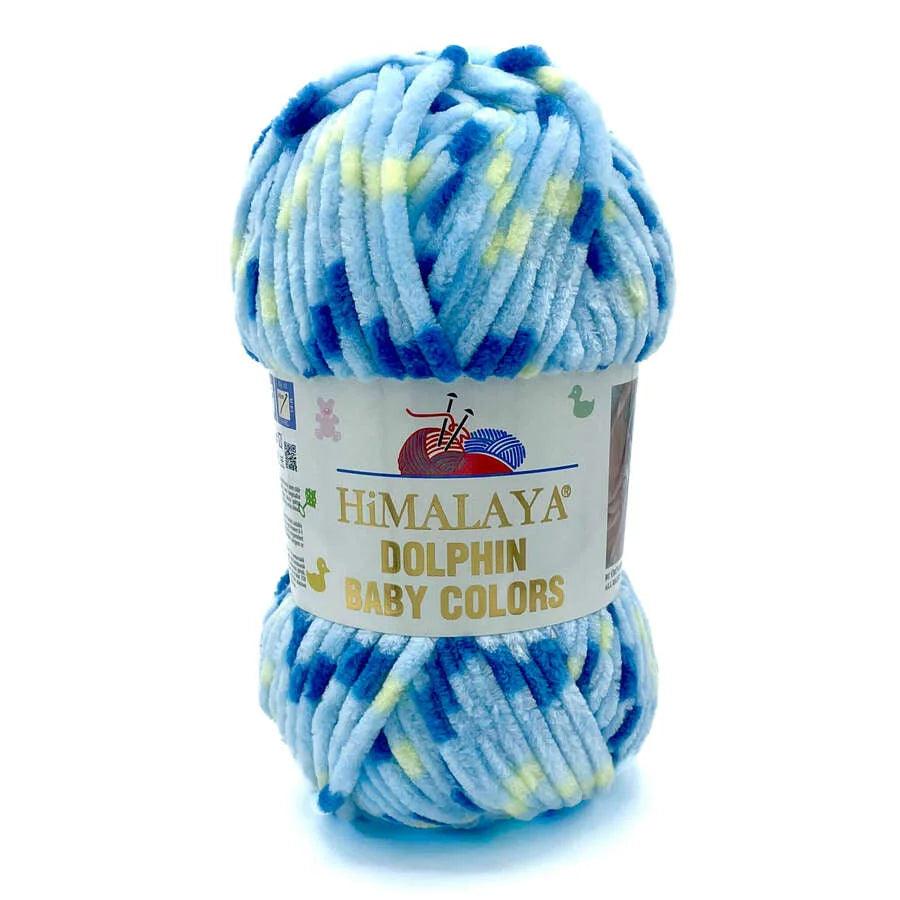 Fil chenille : Dolphin Baby Colors - Himalaya LilyWools - Amigurumis et Crochets
