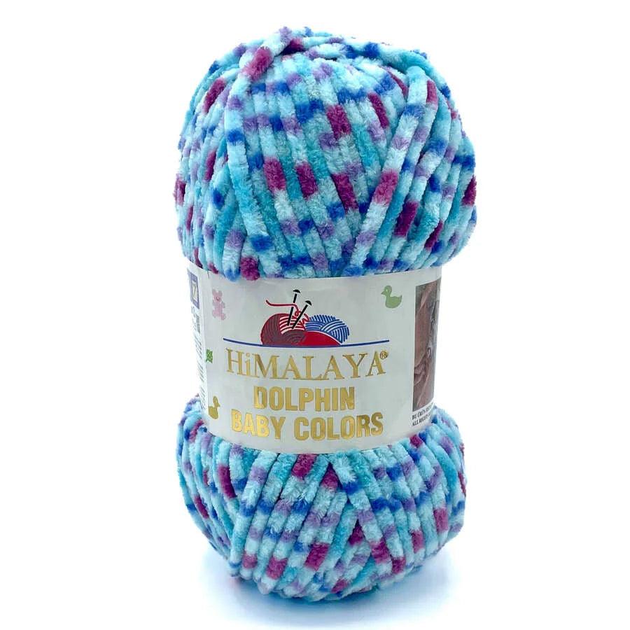 Fil chenille : Dolphin Baby Colors - Himalaya LilyWools - Amigurumis et Crochets