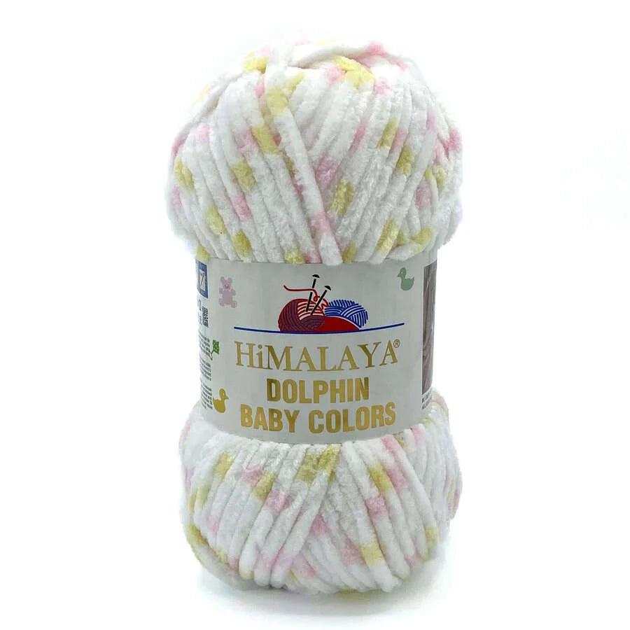 Fil chenille : Dolphin Baby Colors - Himalaya LilyWools - Amigurumis et Crochets