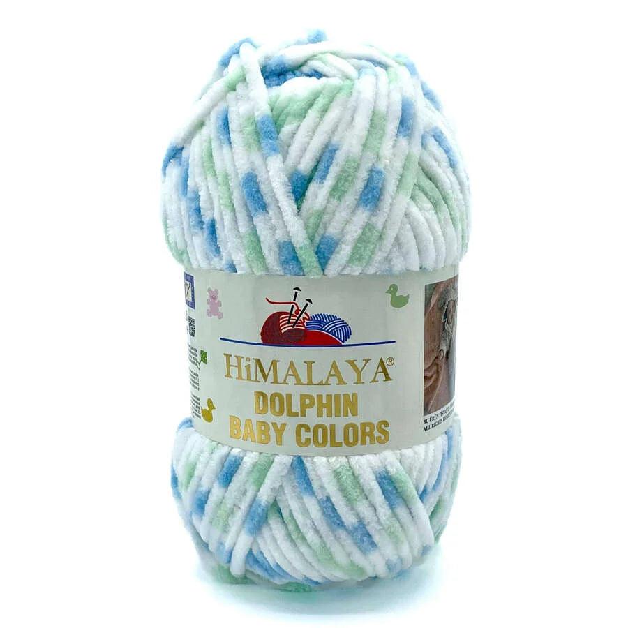 Fil chenille : Dolphin Baby Colors - Himalaya LilyWools - Amigurumis et Crochets