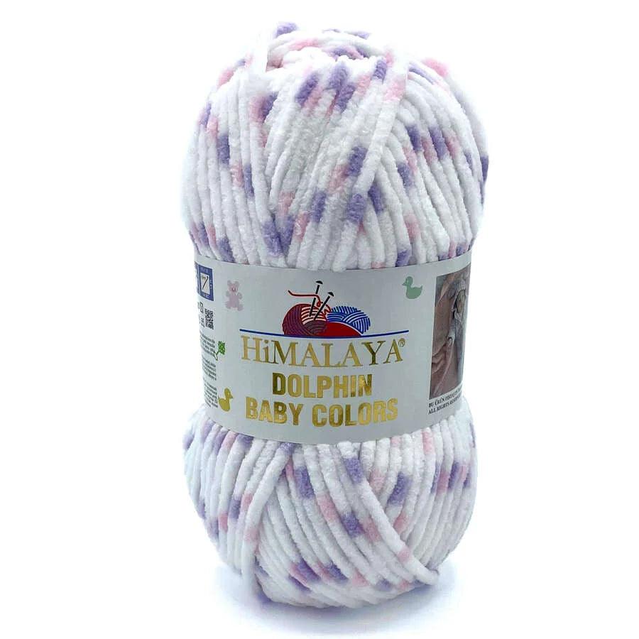 Fil chenille : Dolphin Baby Colors - Himalaya LilyWools - Amigurumis et Crochets