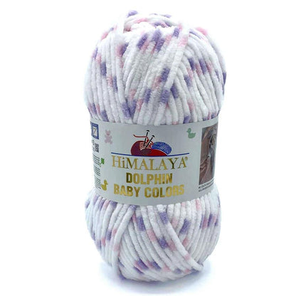 Fil chenille : Dolphin Baby Colors - Himalaya LilyWools - Amigurumis et Crochets