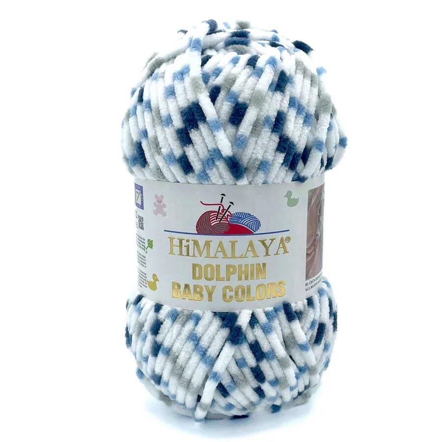 Fil chenille : Dolphin Baby Colors - Himalaya LilyWools - Amigurumis et Crochets