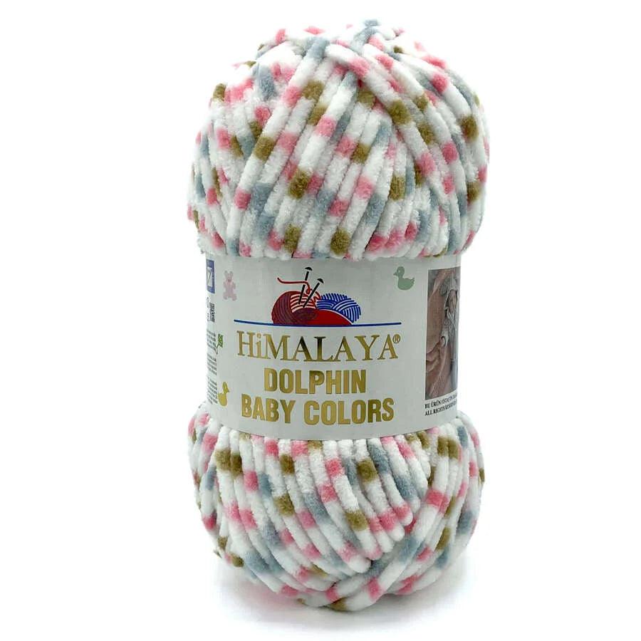 Fil chenille : Dolphin Baby Colors - Himalaya LilyWools - Amigurumis et Crochets
