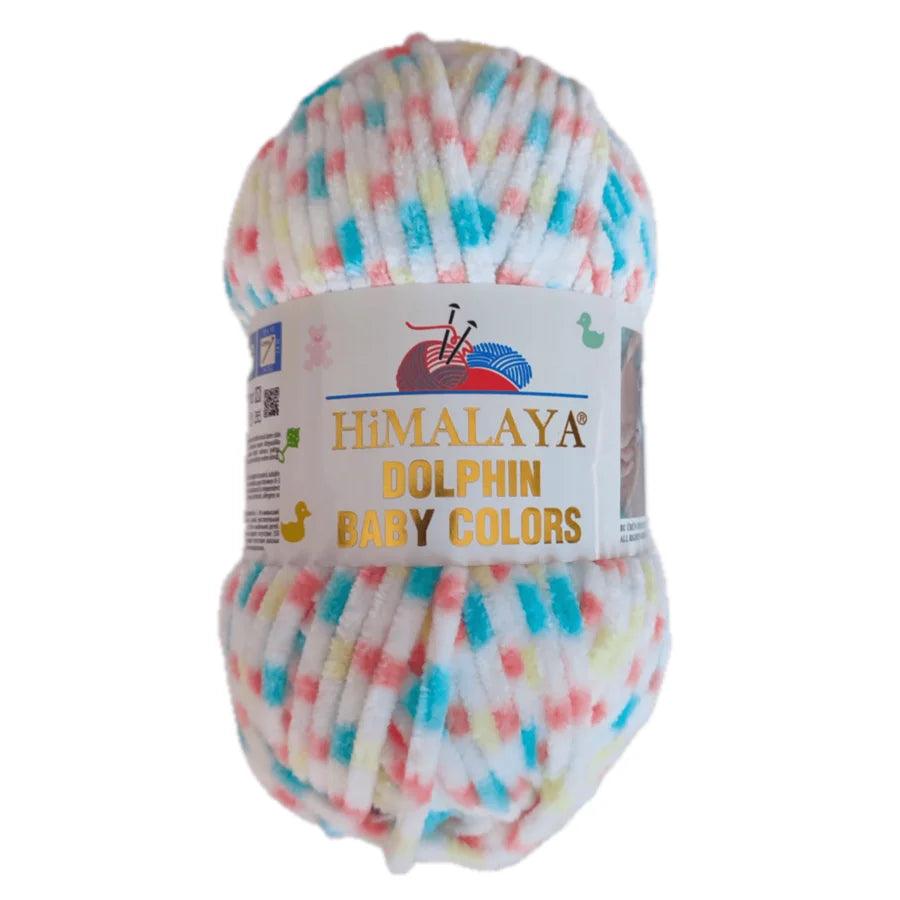Fil chenille : Dolphin Baby Colors - Himalaya LilyWools - Amigurumis et Crochets