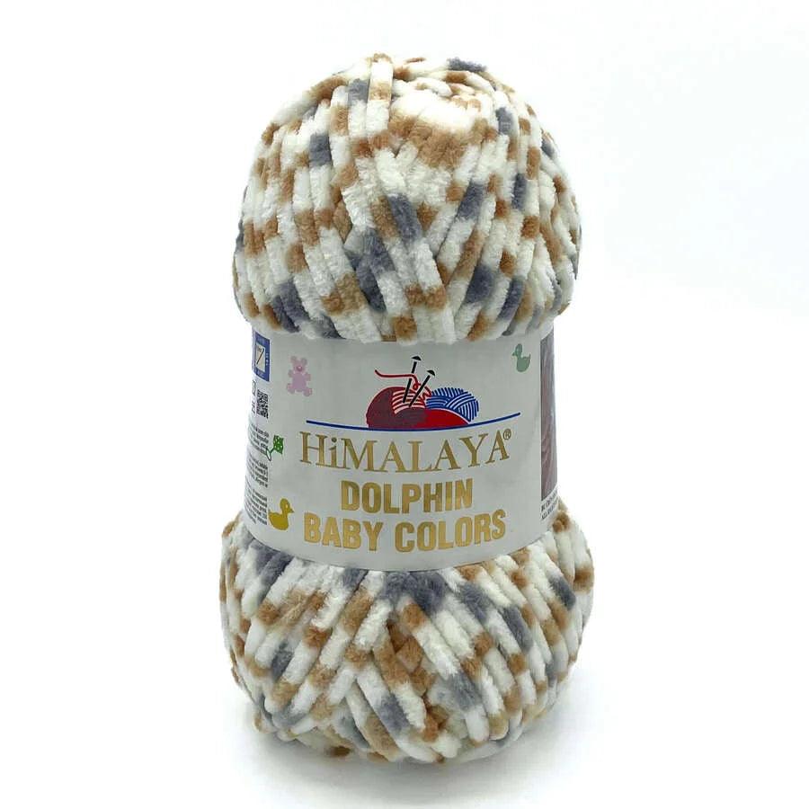 Fil chenille : Dolphin Baby Colors - Himalaya LilyWools - Amigurumis et Crochets