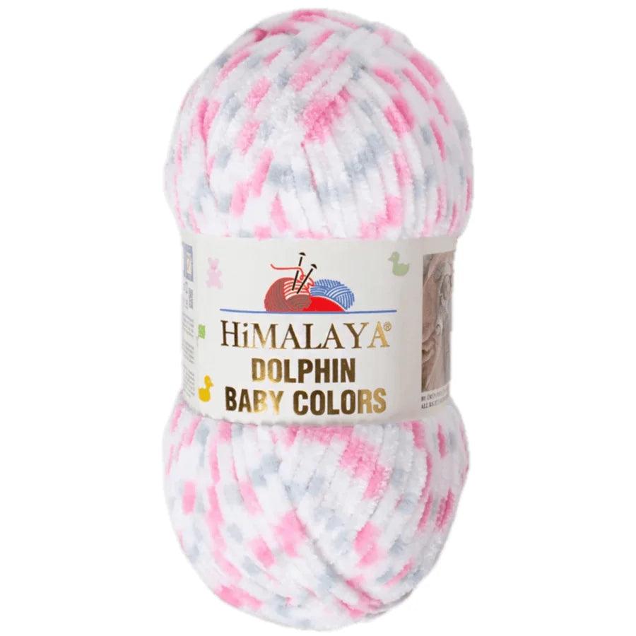 Fil chenille : Dolphin Baby Colors - Himalaya LilyWools - Amigurumis et Crochets