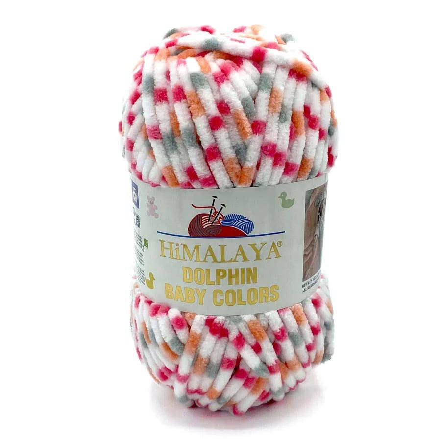 Fil chenille : Dolphin Baby Colors - Himalaya LilyWools - Amigurumis et Crochets