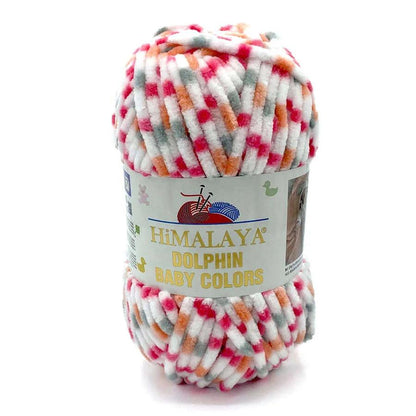 Fil chenille : Dolphin Baby Colors - Himalaya LilyWools - Amigurumis et Crochets